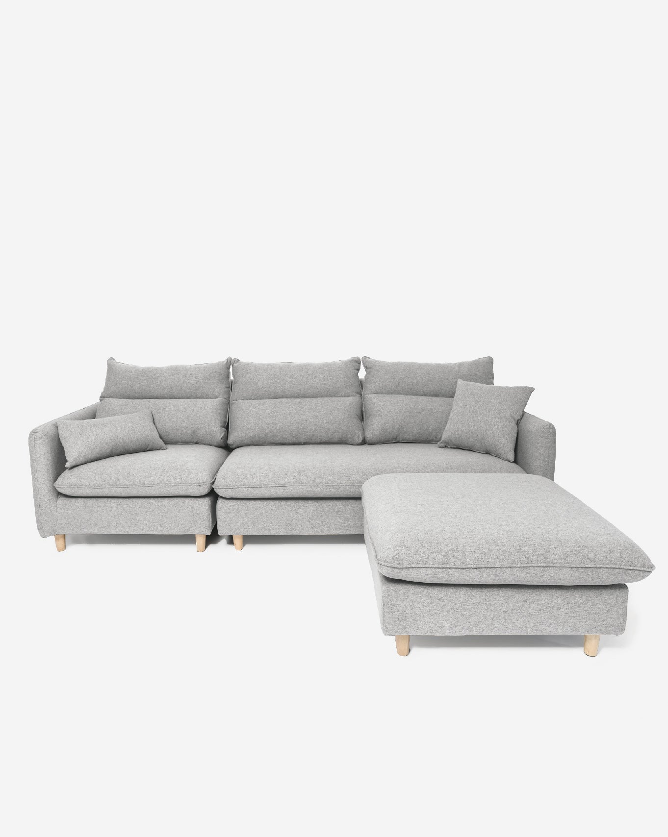 Saturn 四人沙發(淺灰)